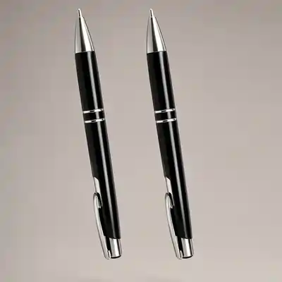 Personalized Premium Metal Ball Pen with Name Engraving – Black
